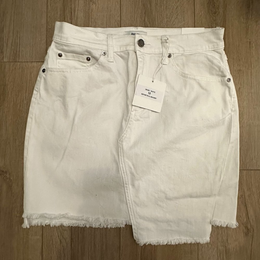 JBD White denim skirt M